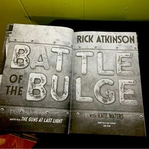 BATTLE OF THE BULDGE HARDCOVER BOOK 📕 WAR STORIES